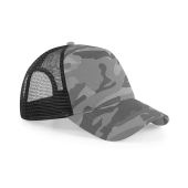 Beechfield Camo Snapback Trucker Cap