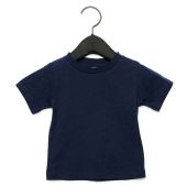 Canvas Baby Crew Neck T-Shirt - Navy Size 18-24