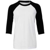 Canvas Youths 3/4 Sleeve Baseball T-Shirt