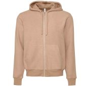 Canvas Unisex Sueded Full Zip Hoodie