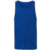 Canvas Unisex Jersey Tank Top - Royal Tri-Blend Size XS