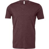 Canvas Unisex Heather CVC T-Shirt - Heather Maroon Size XS