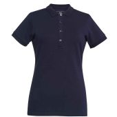 Brook Taverner Ladies Arlington Premium Cotton Polo Shirt - Navy Size XL