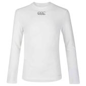 Canterbury Kids ThermoReg Long Sleeve Base Layer - White Size L