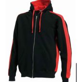 Finden and Hales Contrast Zip Hooded Sweatshirt