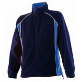 Finden and Hales Ladies Contrast Micro Fleece Jacket