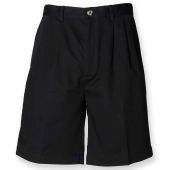 Henbury Chino Shorts - Black Size 40