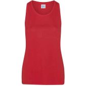 AWDis Ladies Cool Smooth Sports Vest - Fire Red Size XL