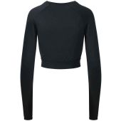 AWDis Ladies Cool Long Sleeve Crop Top