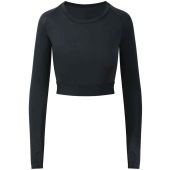 AWDis Ladies Cool Long Sleeve Crop Top