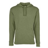 Next Level Apparel Unisex Malibu CVC Pullover Hoodie - Heather Military Green Size 3XL