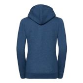 Russell Ladies Authentic Melange Zip Hoodie