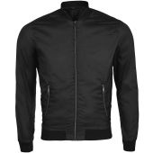 SOL'S Unisex Roscoe Bomber Jacket - Black Size 3XL