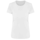 Ecologie Ladies Ambaro Recycled Sports T-Shirt - Arctic White Size XL