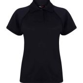 Finden and Hales Ladies Performance Piped Polo Shirt - Navy/Navy Size XXL