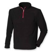 Finden and Hales Zip Neck Piped Micro Fleece