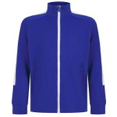 Finden and Hales Kids Knitted Tracksuit Top - Royal Blue/White Size 13