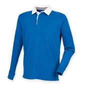 Front Row Premium Superfit Rugby Shirt - Royal Blue Size 3XL