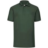 Fruit of the Loom Poly/Cotton Piqué Polo Shirt - Bottle Green Size 3XL