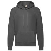 Fruit of the Loom Lightweight Hooded Sweatshirt - Light Graphite Size XXL