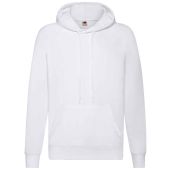 Fruit of the Loom Lightweight Hooded Sweatshirt - White Size XXL