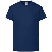 Fruit of the Loom Kids Original T-Shirt - Navy Size 14-15