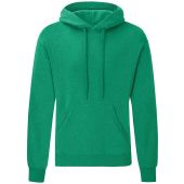 Fruit of the Loom Classic Hooded Sweatshirt - Heather Green Size XXL