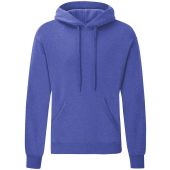 Fruit of the Loom Classic Hooded Sweatshirt - Heather Royal Size XXL