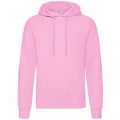 Fruit of the Loom Classic Hooded Sweatshirt - Light Pink Size XXL