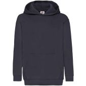 Fruit of the Loom Kids Classic Hooded Sweatshirt - Deep Navy Size 14-15