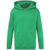 Fruit of the Loom Kids Classic Hooded Sweatshirt - Heather Green Size 14-15