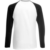 Fruit of the Loom Contrast Long Sleeve Baseball T-Shirt