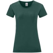 Fruit of the Loom Ladies Iconic 150 T-Shirt - Forest Green Size XXL