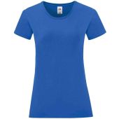 Fruit of the Loom Ladies Iconic 150 T-Shirt - Royal Blue Size XXL