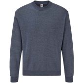 Fruit of the Loom Classic Drop Shoulder Sweatshirt - Heather Navy Size XXL