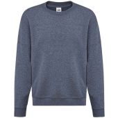 Fruit of the Loom Kids Classic Drop Shoulder Sweatshirt - Heather Navy Size 14-15