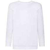 Fruit of the Loom Kids Classic Drop Shoulder Sweatshirt - White Size 5-6