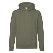 Fruit of the Loom Premium Hooded Sweatshirt - Classic Olive Size XXL