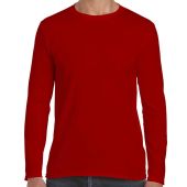 Gildan SoftStyle® Long Sleeve T-Shirt - Red Size XXL