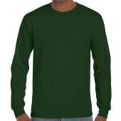 Gildan Ultra Cotton™ Long Sleeve T-Shirt - Forest Green Size XXL