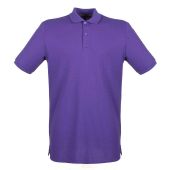 Henbury Modern Fit Cotton Piqué Polo Shirt - Purple Size 3XL