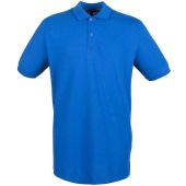 Henbury Modern Fit Cotton Piqué Polo Shirt - Royal Blue Size 5XL