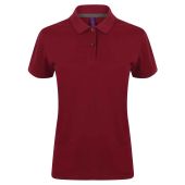 Henbury Ladies Modern Fit Cotton Piqué Polo Shirt - Burgundy Size XXL