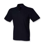 Henbury Unisex Stretch Cotton Piqué Polo Shirt - Navy Size XXL