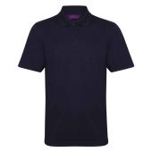 Henbury Coolplus® Wicking Piqué Polo Shirt - Navy Size 5XL