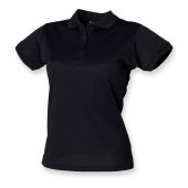 Henbury Ladies Coolplus® Wicking Piqué Polo Shirt