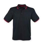 Henbury Coolplus® Tipped Polo Shirt