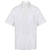 Henbury Short Sleeve Classic Oxford Shirt