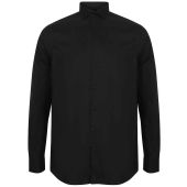 Henbury Long Sleeve Stretch Poplin Shirt