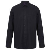 Henbury Long Sleeve Wicking Shirt - Navy Size 4XL